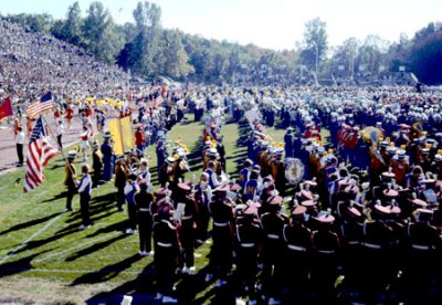Band Day at a 1965 Mizzou Football Game