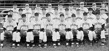 University of Missouri baseball team, 1952