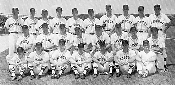 University of Missouri baseball team, 1964