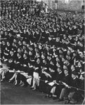 A Large Crowd of Graduates Seated in Brewer