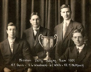 1909 Dairy Judging Team