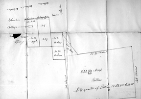 Original Plat of the site for the University of Missouri