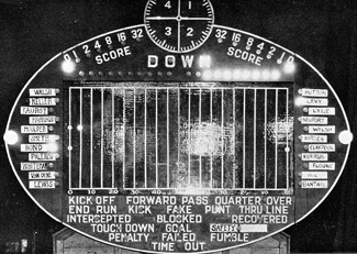 Gridgraph Scoreboard, 1924