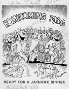 Program from Homecoming, 1936
