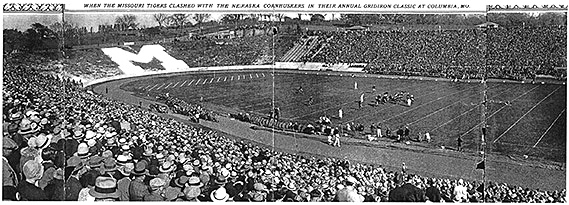 Homecoming Game, Missouri against Nebraska, 1929