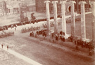 Cadets training on the Francis Quadrangle in 1908