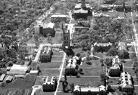 Aerial View of Memorial Tower, 1932
