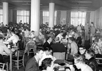 Students in the Memorial Union, 01/09/1956