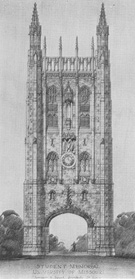 Sketch of Proposed Memorial Tower