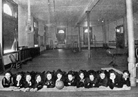 1900 Women's Basketball Team in Jesse Hall