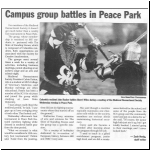 Link to larger image of Article from <i>The Maneater</i>, May 6, 2005: