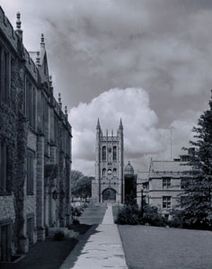 Memorial Union Tower as seen from East