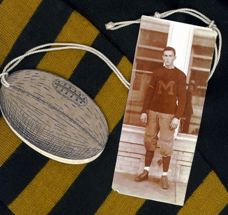 Dance Card, Photograph, and Sweater from Eugene C. Hall collection.