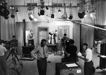 A production of 'The Fixin's' in the KOMU studio, 1954.