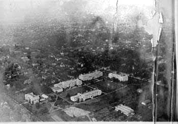 Aerial view of UMC's White Campus, 1919