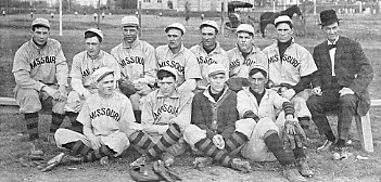 University of Missouri baseball team, 1907