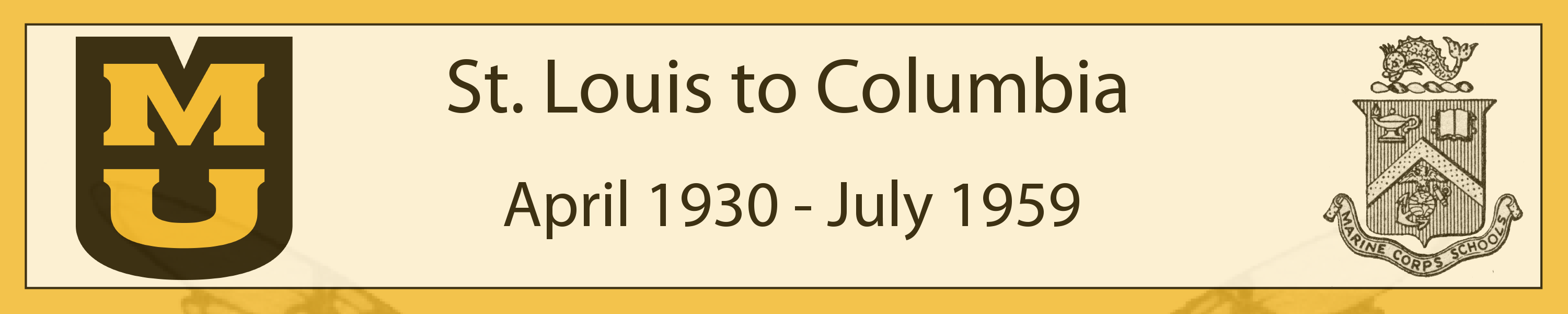 St. Louis to Columbia 1930-1959