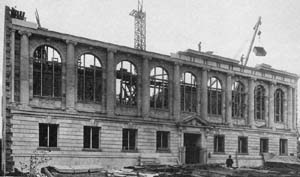 Library Under Construction, 1914