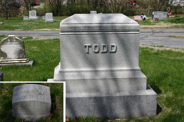 gravestone of robert l todd