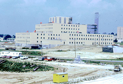 Veterans' Hospital Under Construction, 1970